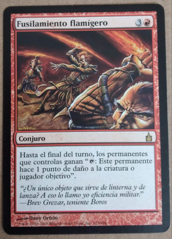 Fusilamiento flamígero - Flame Fusillade