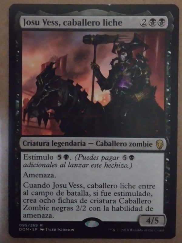 Josu Vess, caballero liche - Josu Vess, Lich Knight