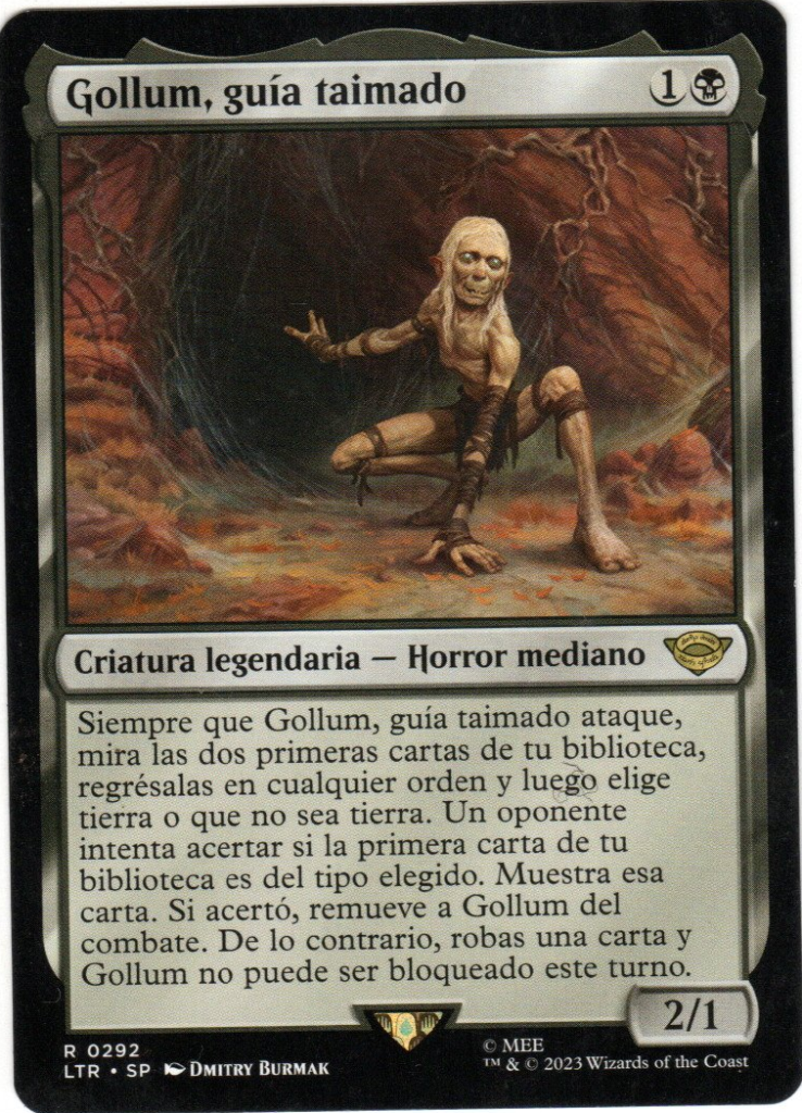 Gollum, guía taimado // Gollum, Scheming Guide