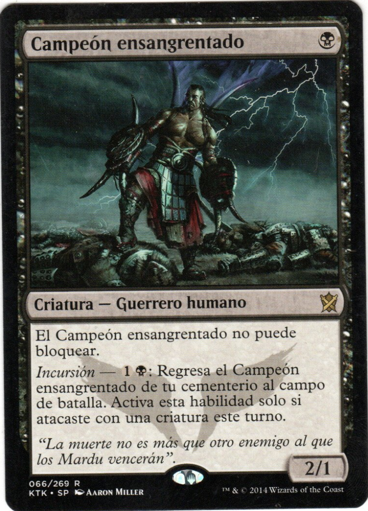 Campeón ensangrentado // Bloodsoaked Champion