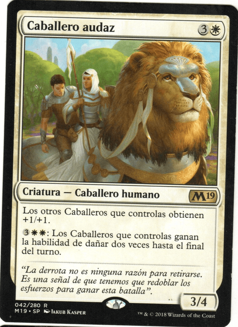 Caballero audaz // Valiant Knight