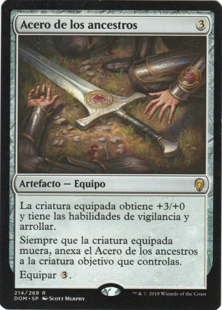 Acero de los ancestros // Forebear's Blade