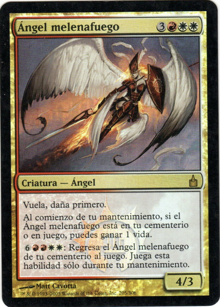 Ángel melenafuego // Firemane Angel