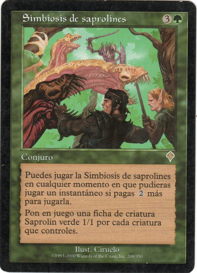 Simbiosis de saprolines // Saproling Symbiosis