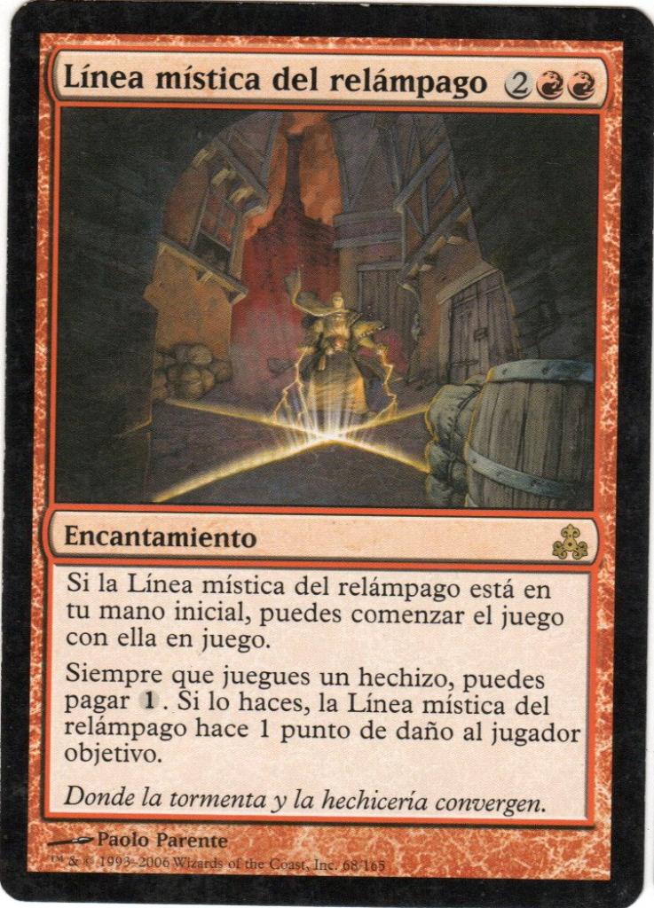 Línea mística del relámpago // Leyline of Lightning